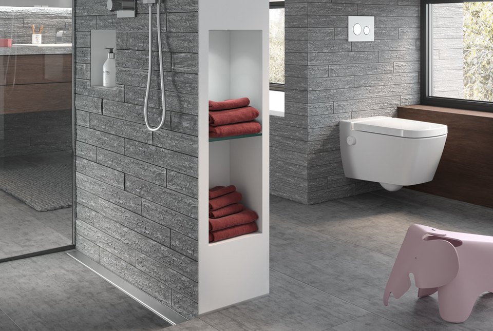interpretatie van de badkamer - Ruimte & architectuur TECE Nederland