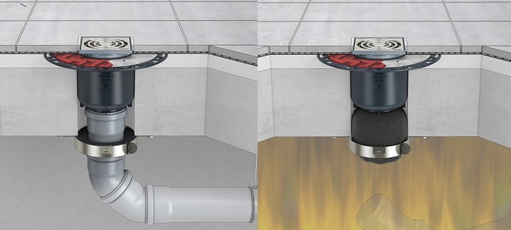 TECEdrainpoint S - FireStop